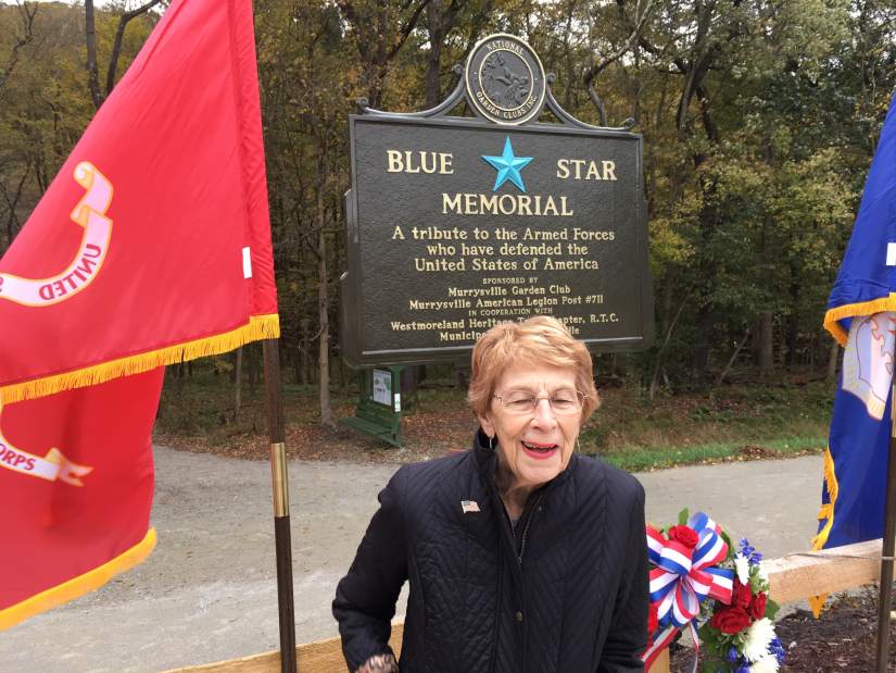 361792MurrysvilleGardenClubBlueStarmarkercommitteechairHelenWolfe