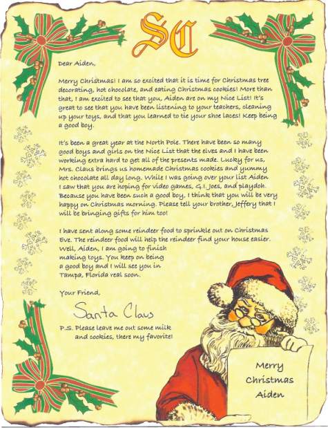 santa good boy list