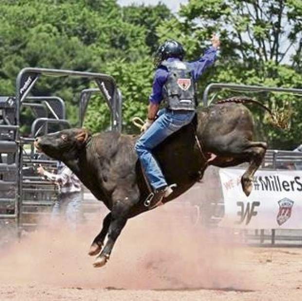 Bullfighters, birthday luck key to success for Fort Scott bull rider at  Hickok Rodeo