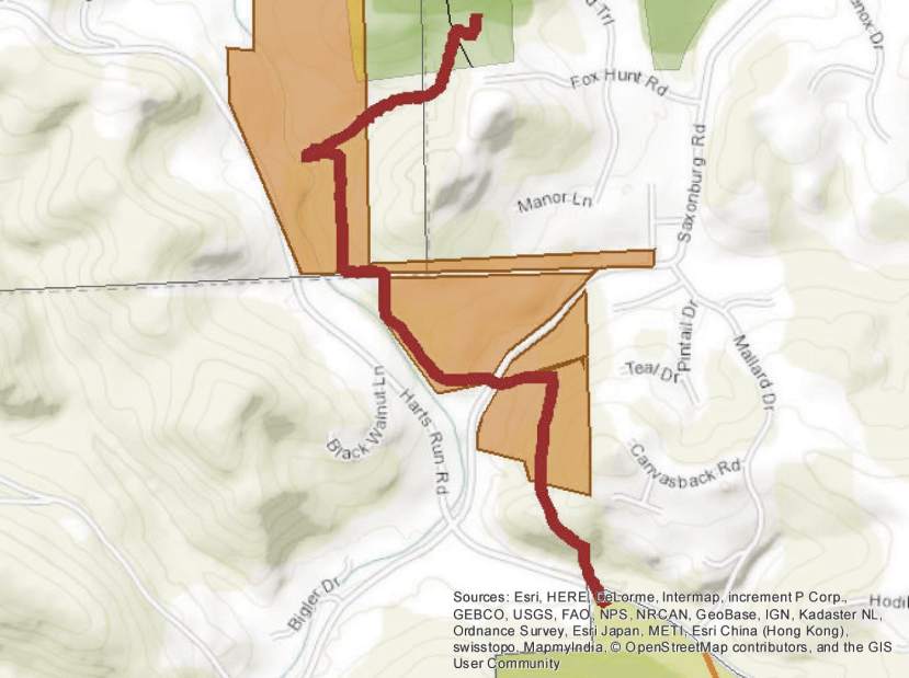 Hartwood acres trail map