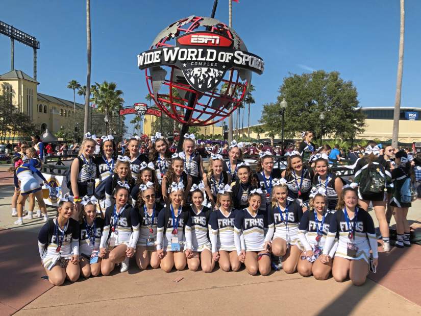 Franklin Regional cheerleaders post top-20 finish at national competition