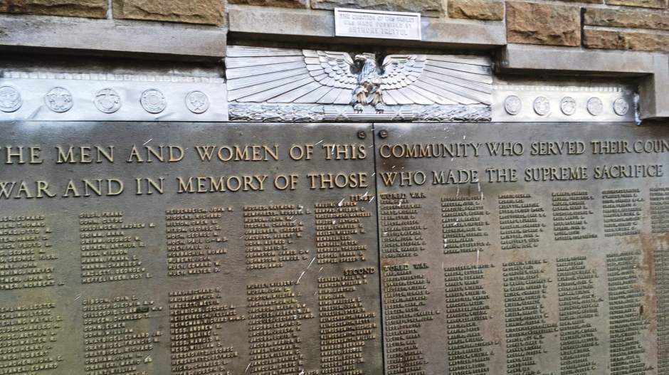 Spray paint defaces veterans’ memorial in Brackenridge